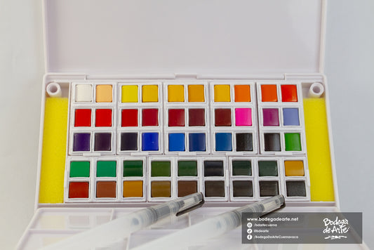 Acuarela Obertone Academy 48 pastillas