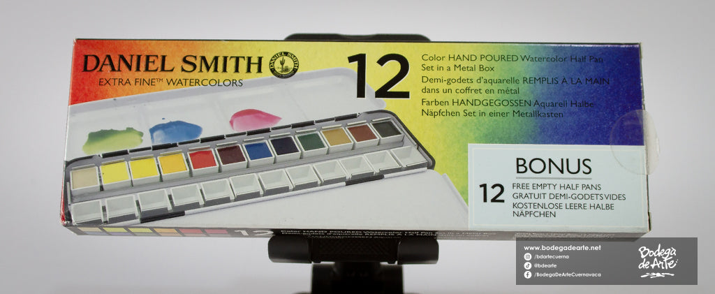 Estuche acuarelas Daniel Smith 12 pastillas