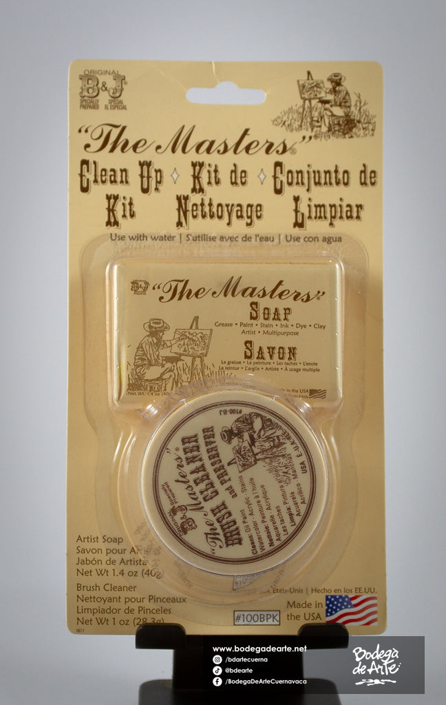 Kit de jabon y pasta para pinceles