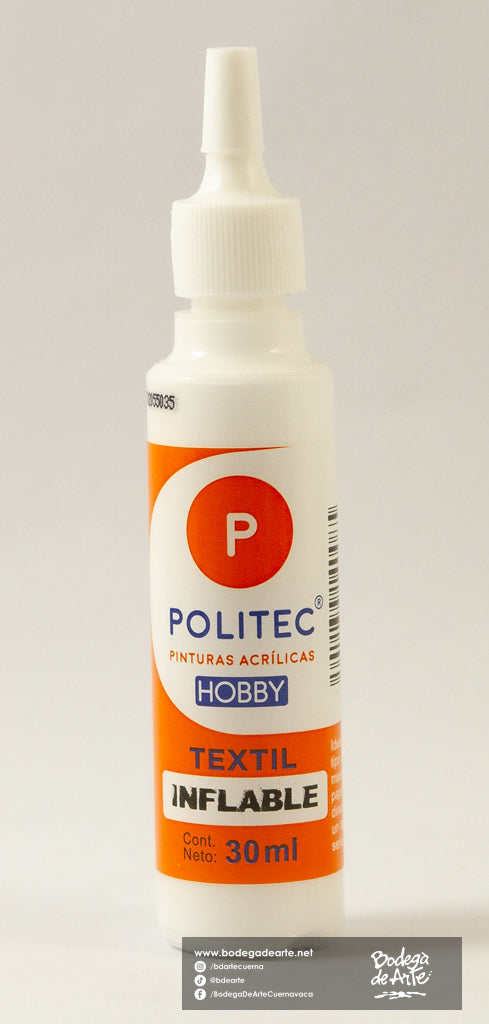 Pintura Textil Politec Inflable 30ml