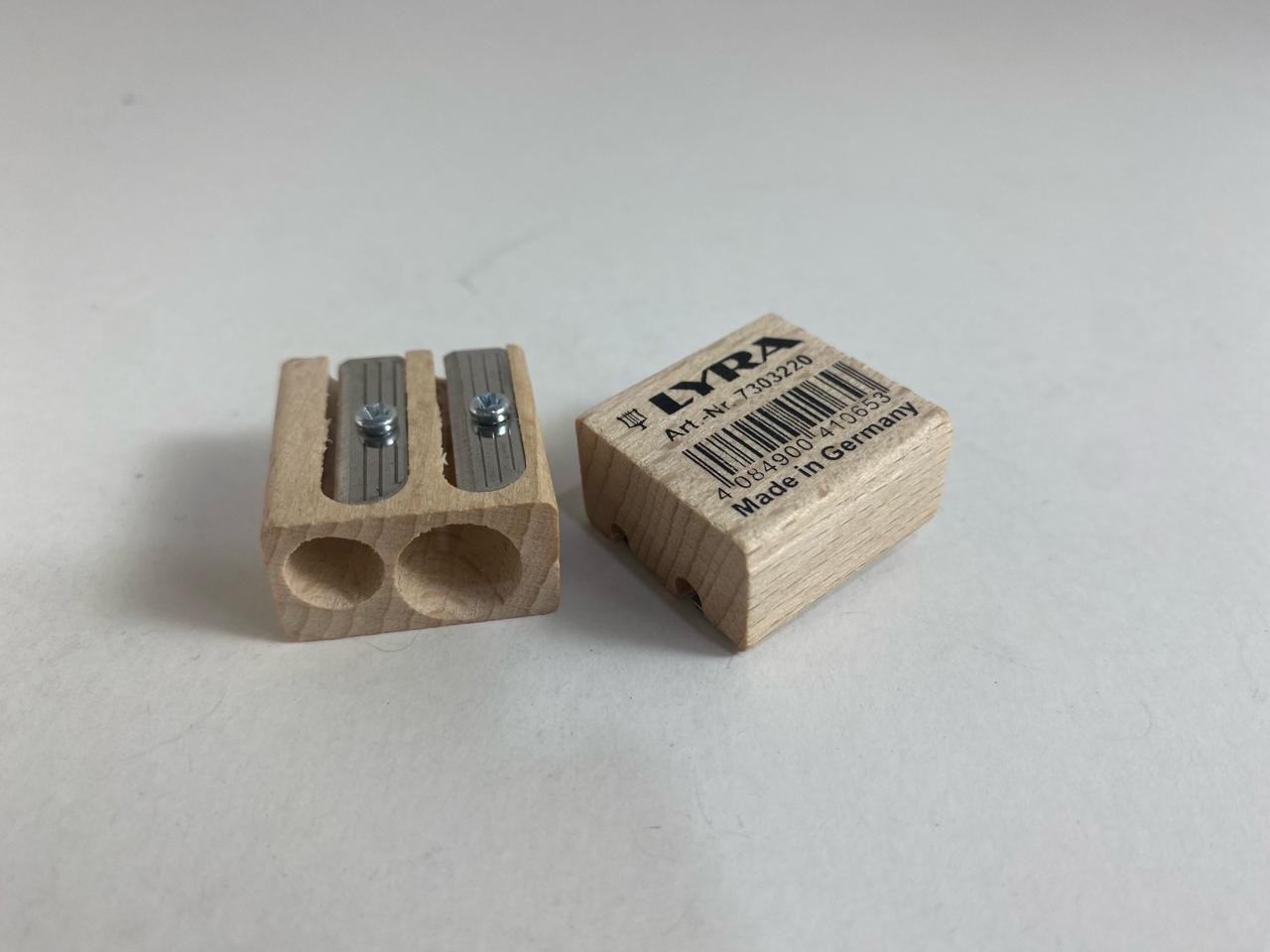 Sacapuntas de Madera Duo Lyra