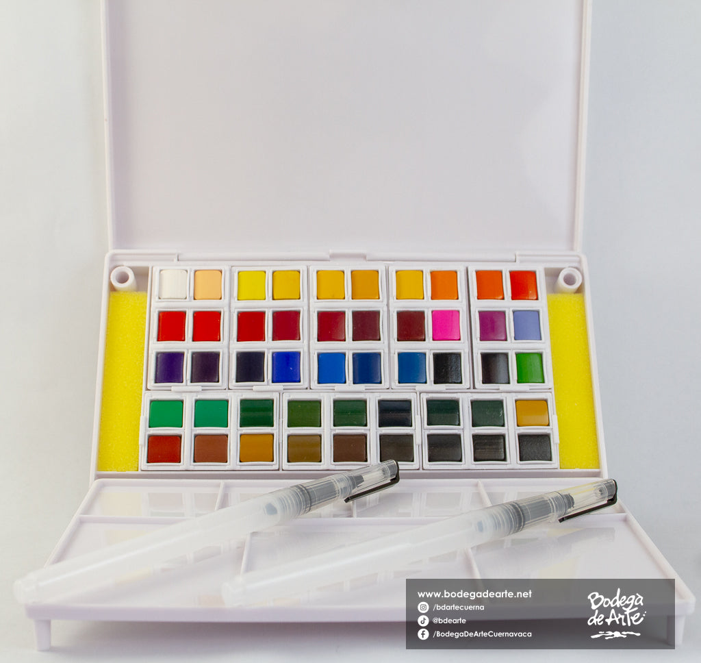 Acuarela Obertone Academy 48 pastillas