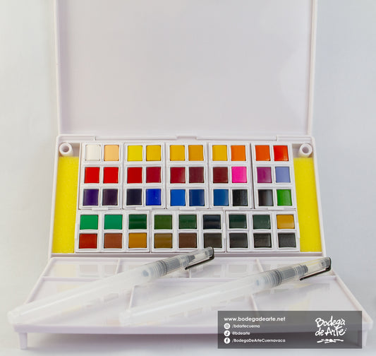 Acuarela Obertone Academy 48 pastillas