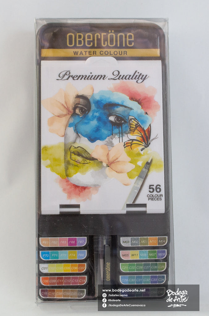 Acuarela Obertone Fan 56 pastillas premium