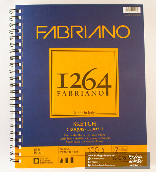 Block Fabriano 1264 Sketch 80gr