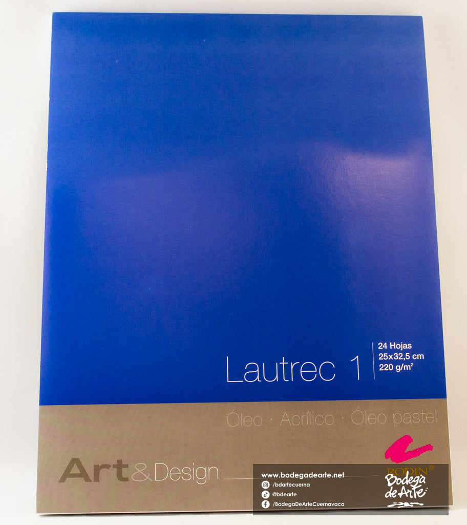 Block Lautrc 24 hojas 220gr