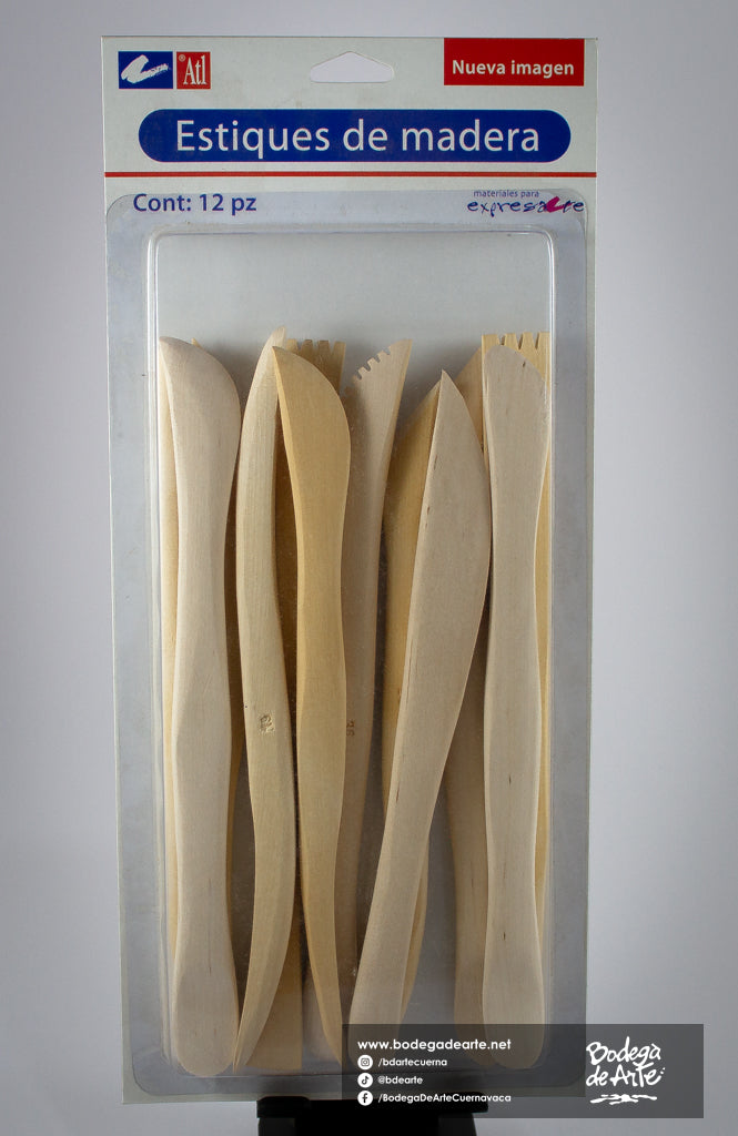 ESTIQUES DE MADERA C12PZAS