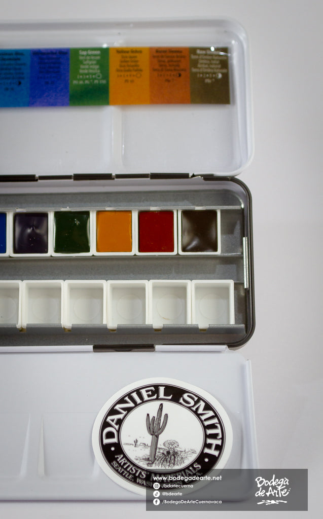Estuche acuarelas Daniel Smith 12 pastillas