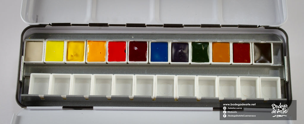 Estuche acuarelas Daniel Smith 12 pastillas