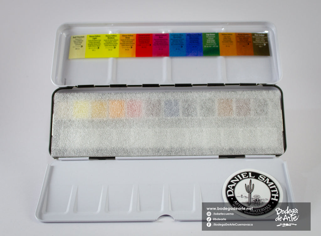 Estuche acuarelas Daniel Smith 12 pastillas