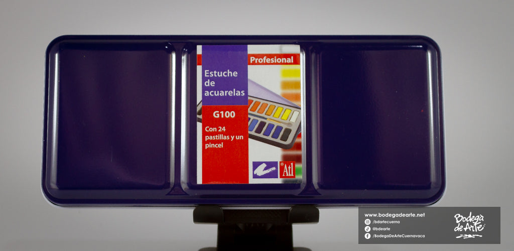 Estuche de Acuarelas Profesional ATL y pincel