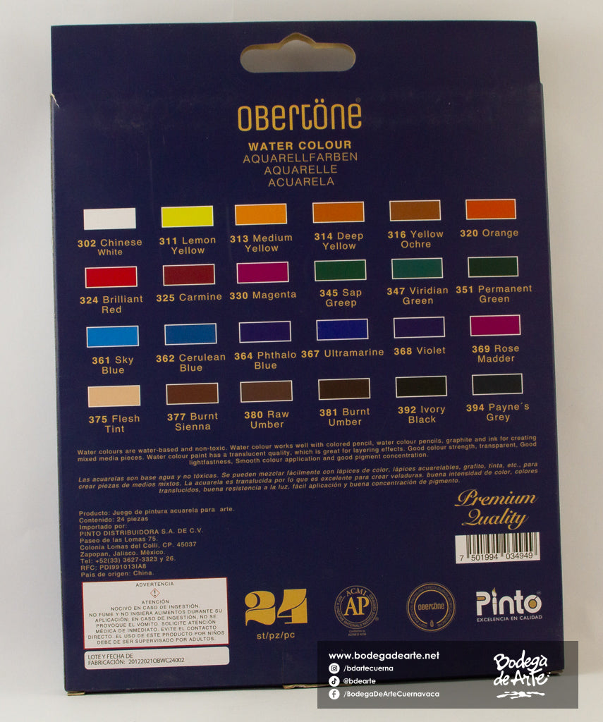Set Acuarela Obertöne