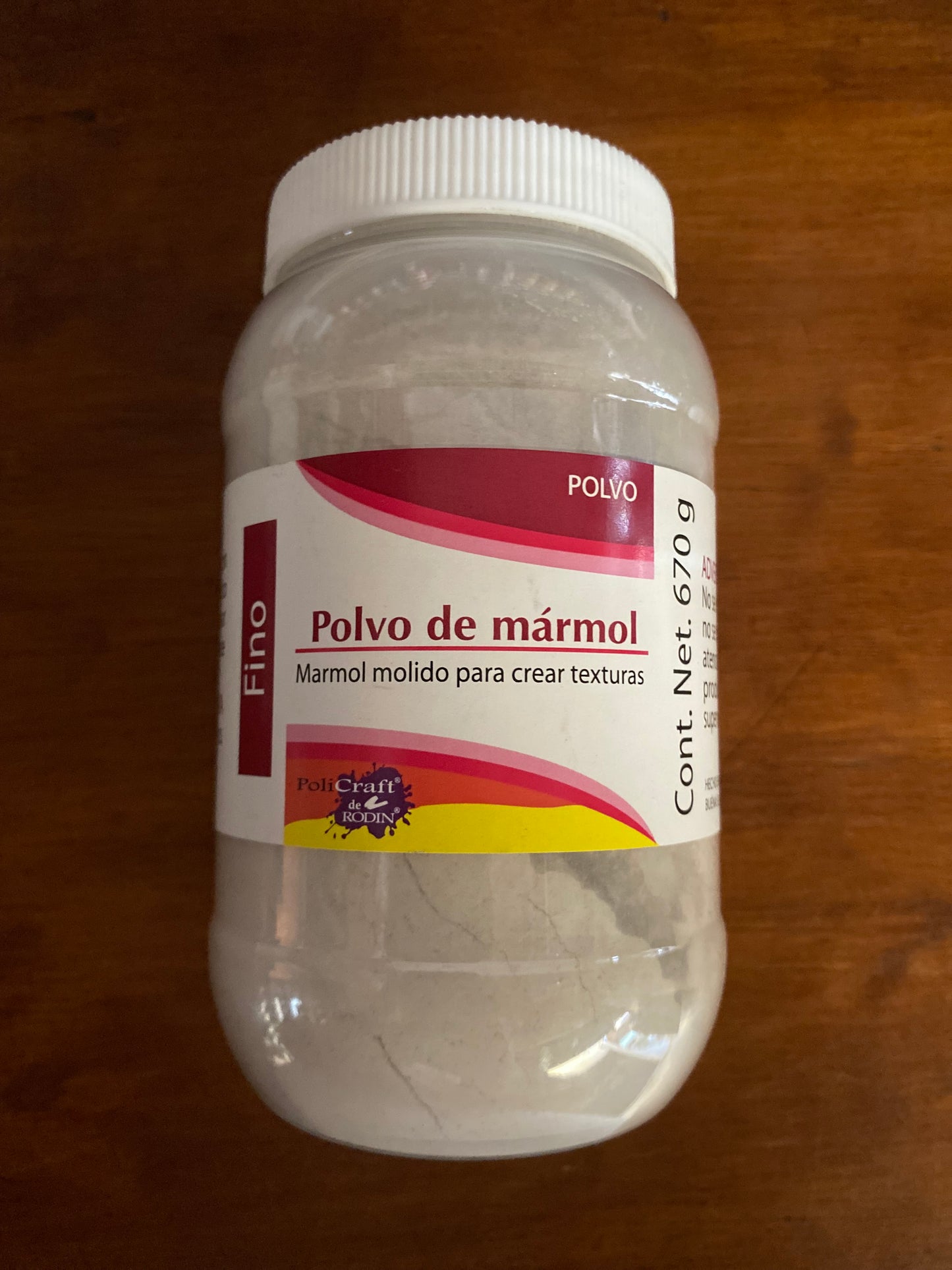 Polvo de mármol