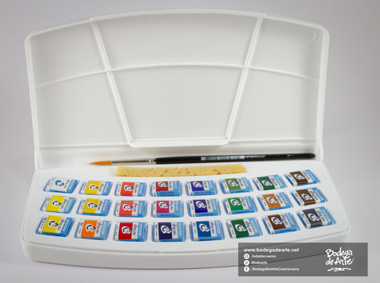 Estuche Acuarela Van Gogh Royal Talens 24 pastillas