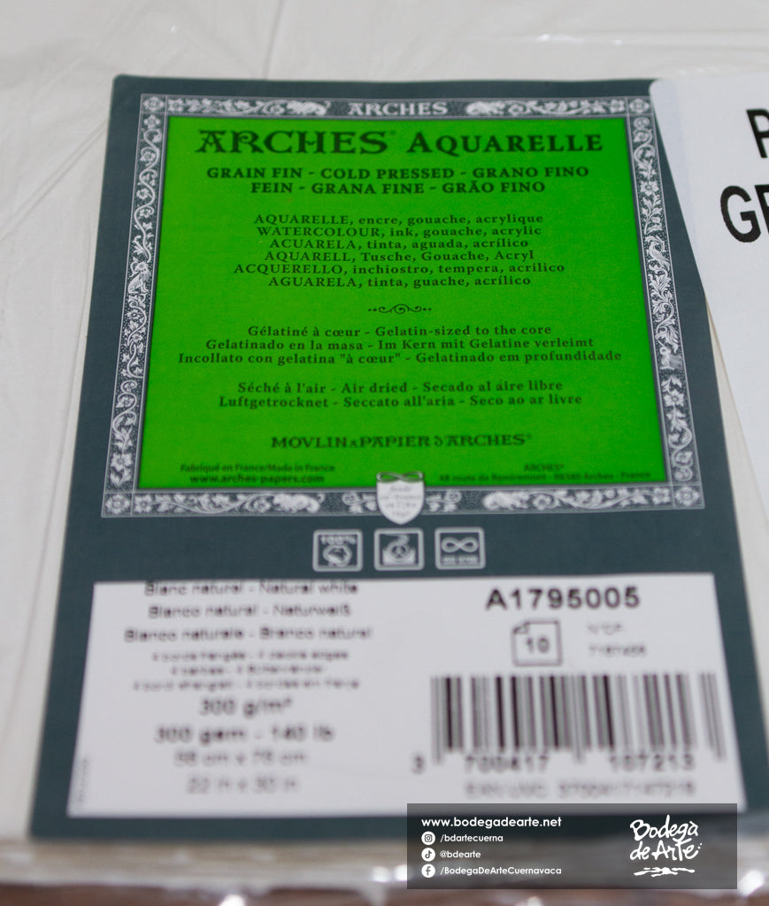 Papel Arches 300gr pliego