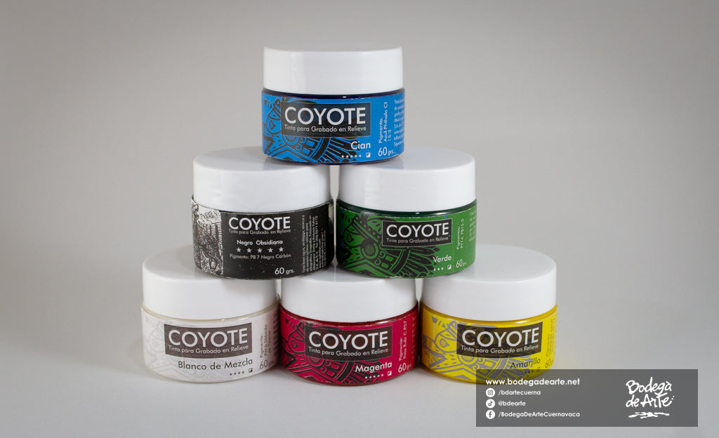 Tinta Coyote para grabado base agua