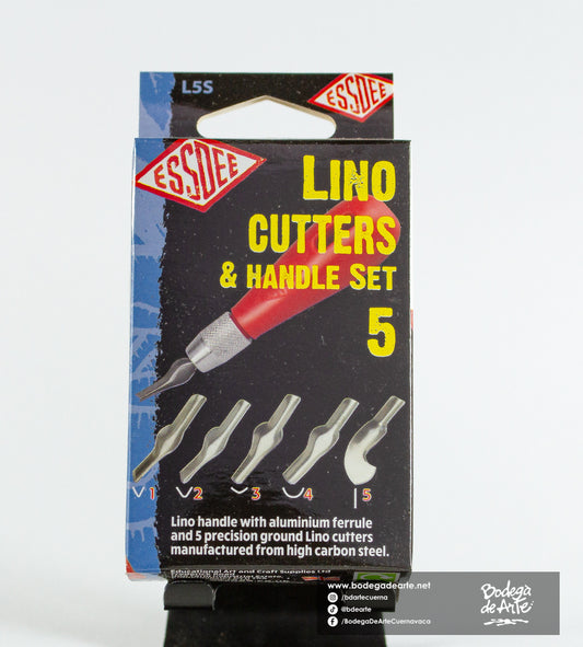 ESSDEE 5 Gubias y Manguillo para Linóleo