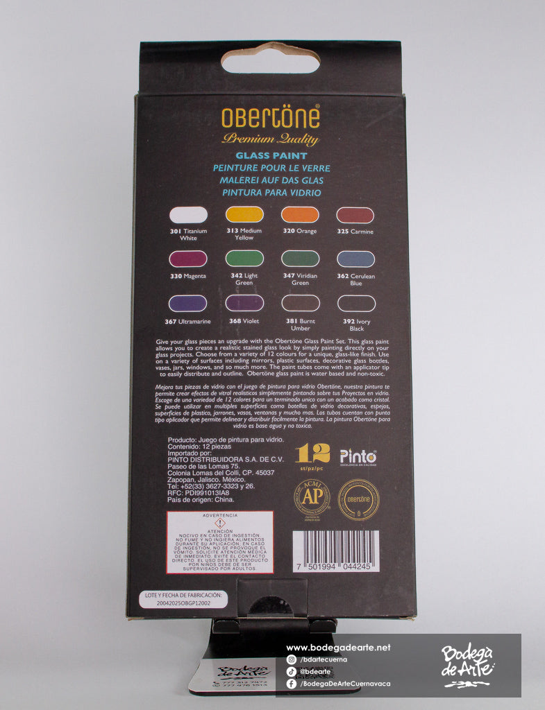 Vitral Obertone 12 piezas