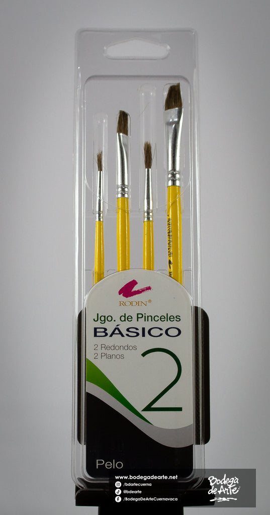 Juego de pinceles Rodin