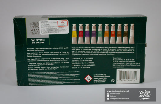 Óleo Winton 10 tubos 21ml