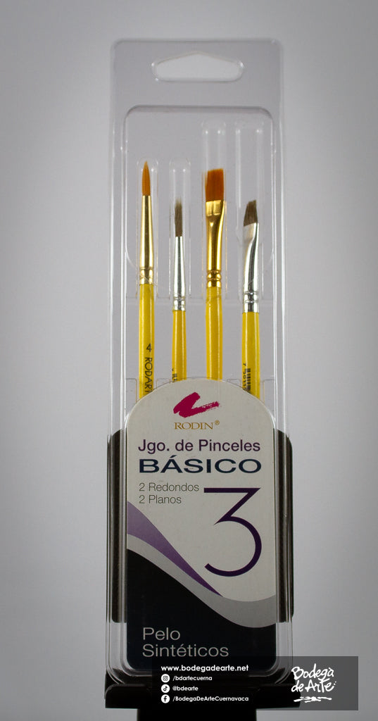 Juego de pinceles Rodin