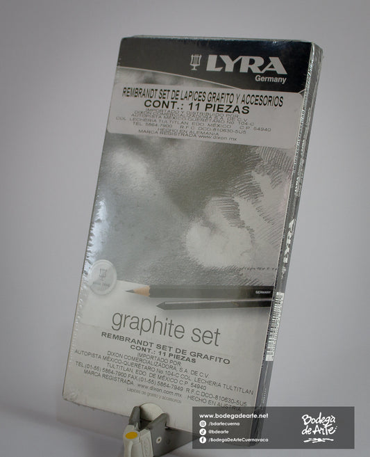 Lapices de grafito Rembrandt y accesorios 11 pzas