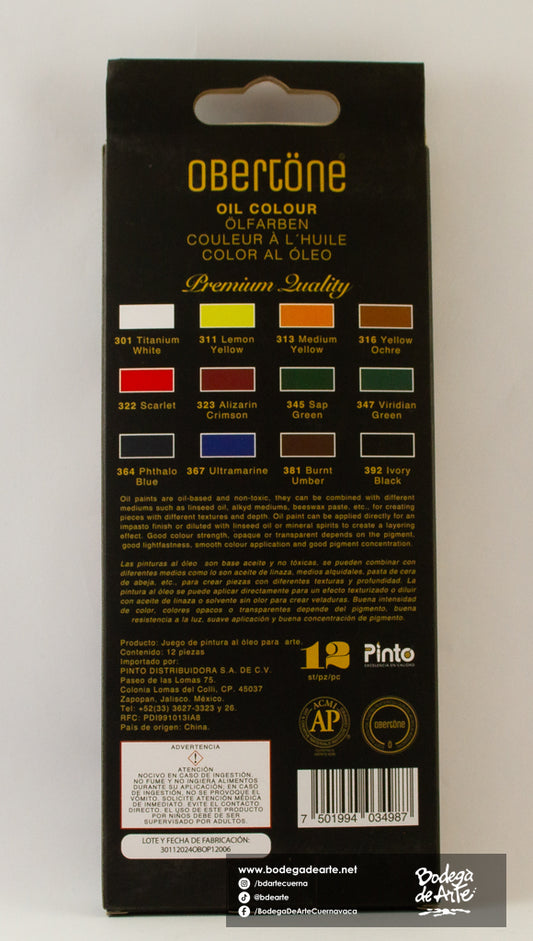 Oleo Obertone tubo 12ml