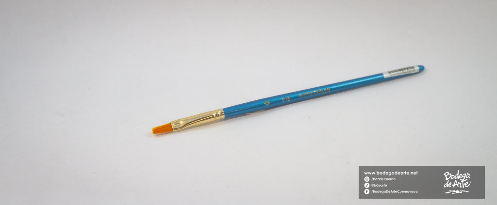 Pincel Pinto P15 Taklon plano
