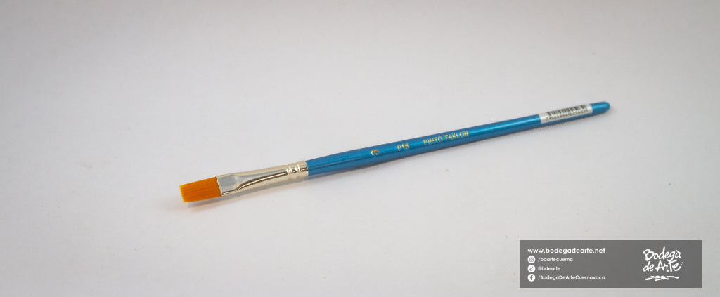 Pincel Pinto P15 Taklon plano