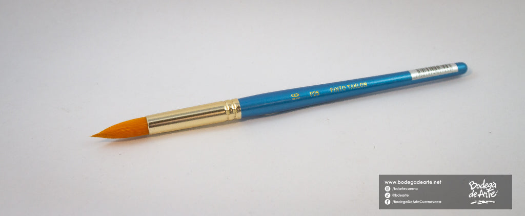 Pincel Pinto P25 Taklon redondo