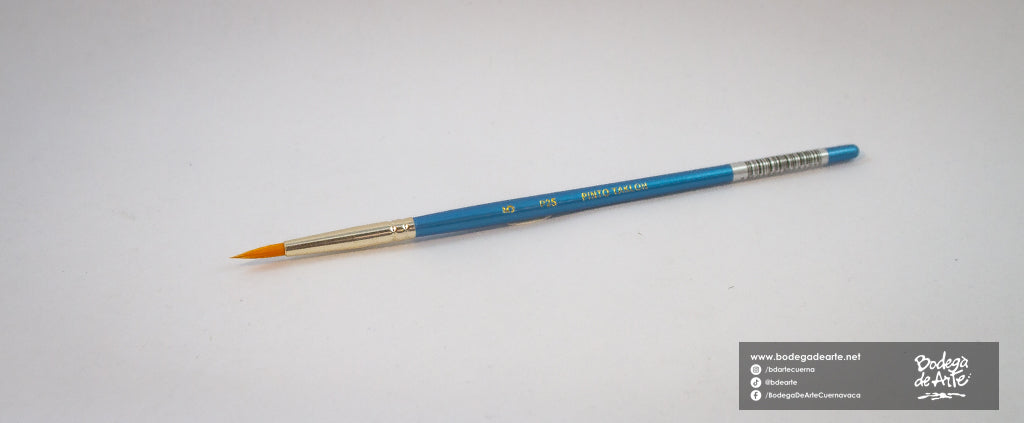 Pincel Pinto P25 Taklon redondo