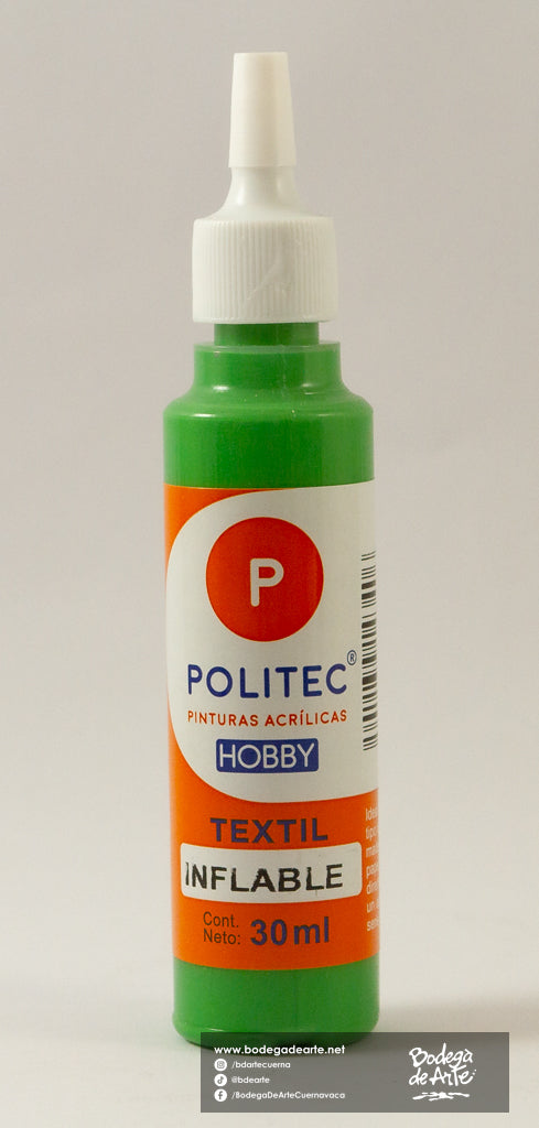 Pintura Textil Politec Inflable 30ml