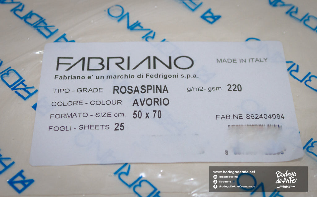 Papel Fabriano Rosaspina 220gm