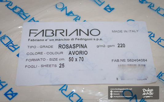 Papel Fabriano Rosaspina 220gm