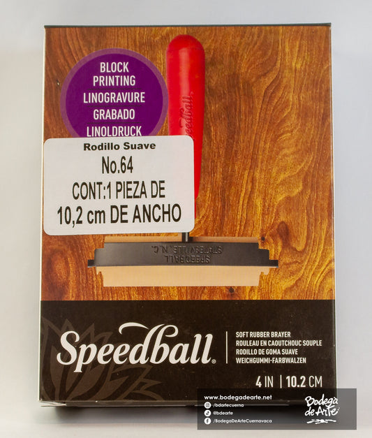 Rodillo Speedball suave 10.2cm #64