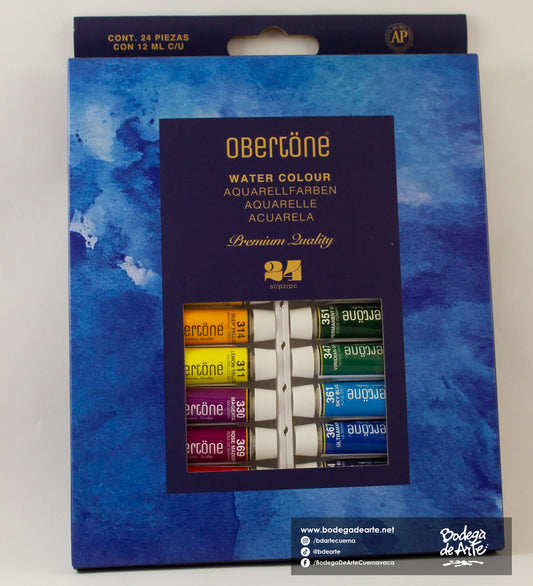 Set Tubos Acuarela 12ML Obertöne